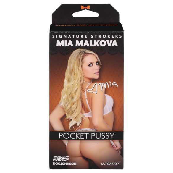 Doc Johnson Mia Malkova - Realistic Ultraskyn Pocket Pussy (Natural)