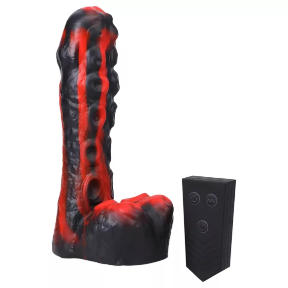 Doc Johnson Mini F-Machine Tendril - Wireless Thrusting Vibrator (Red)