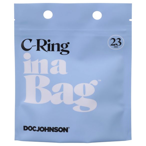 Doc Johnson C-Ring - Black Silicone Penis Ring