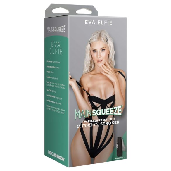 Doc Johnson Eva Elfie - Realistic Ultraskyn Pocket Pussy (Natural)