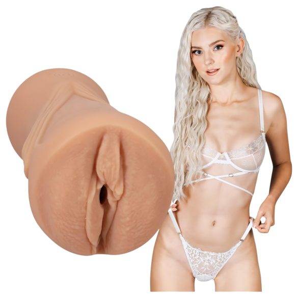 Doc Johnson Eva Elfie - Realistic Ultraskyn Pocket Pussy (Natural)