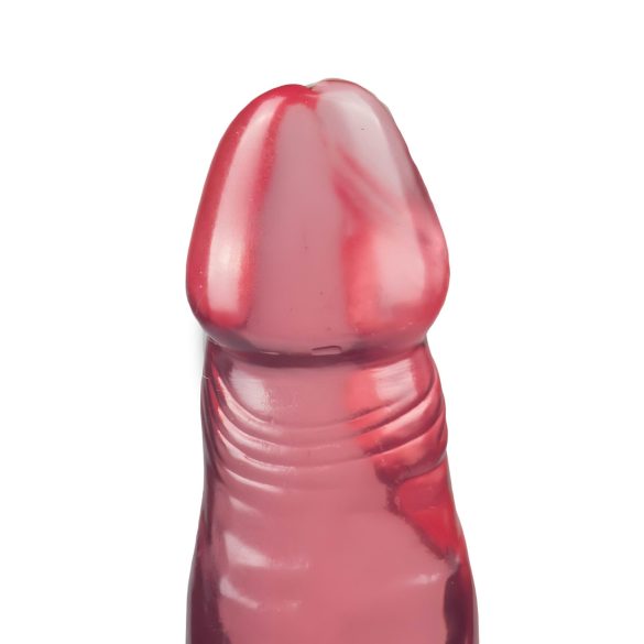Crystal Jellies - Suction Cup Anal Dildo (Pink)