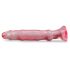 Crystal Jellies - Suction Cup Anal Dildo (Pink)