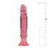 Crystal Jellies - Suction Cup Anal Dildo (Pink)