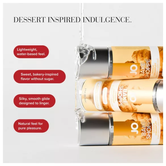 System JO Bake Shoppe - flavoured lubricant, cream puff (60 ml)