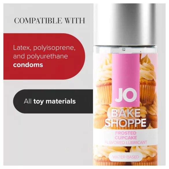 System JO Bake Shoppe - flavoured lubricant, iced cupcake (60 ml)