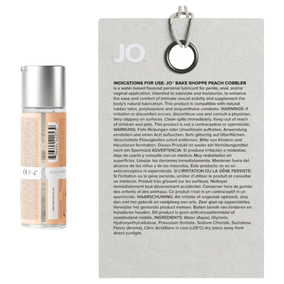 System JO Bake Shoppe - flavoured lubricant, peach pie (60 ml)