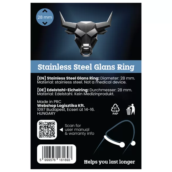 Stainless Steel Delay Control Ring (28mm)