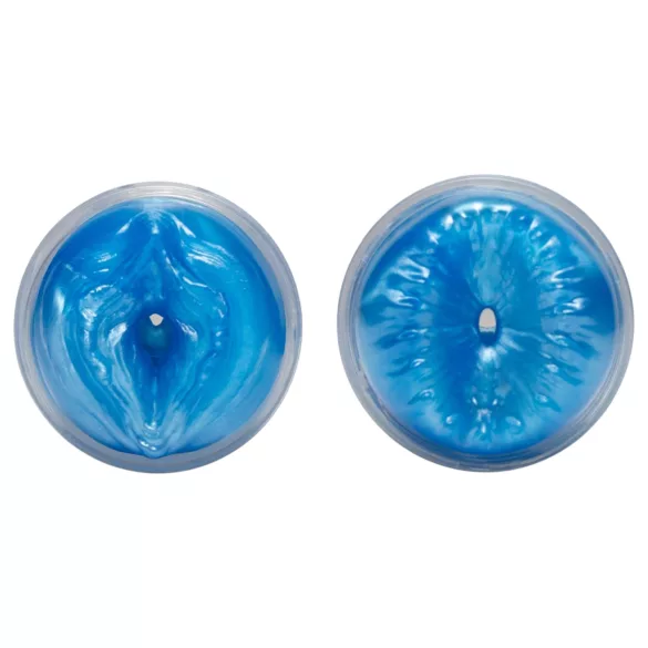 Fleshlight Quickshot Vantage - transparent double masturbator (blue)