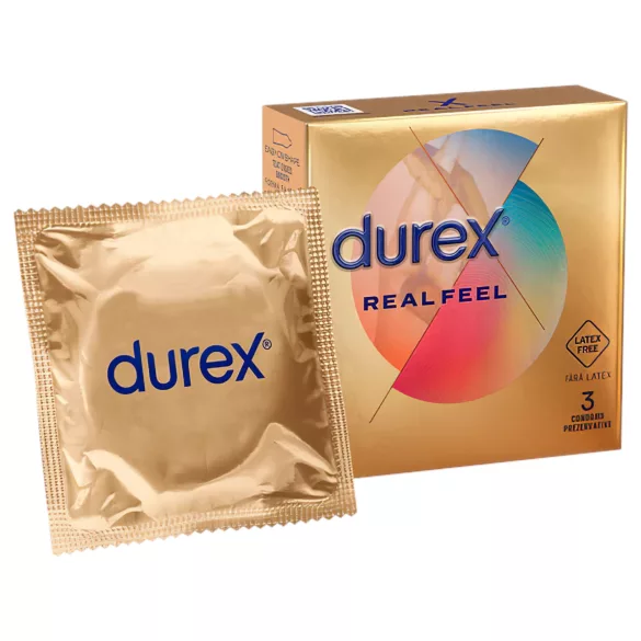 Durex Real Feel - latex-free condoms (3 pcs)