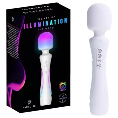   Paradise Illumination - light‑up massage wand vibrator (white)