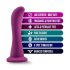 Temptasia Bellatrix - suction cup dildo (purple)