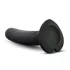 Temptasia Twist Small - suction cup, twisted dildo (black)