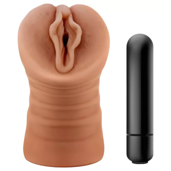 M For Men Sofia - Vibrating Pocket Pussy (Natural)