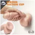 blush Dr. Skin Glide realistic dildo - 21.5 cm, with balls