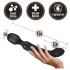 Blush Lush - 2-in-1 wand and G-spot vibrator (black)