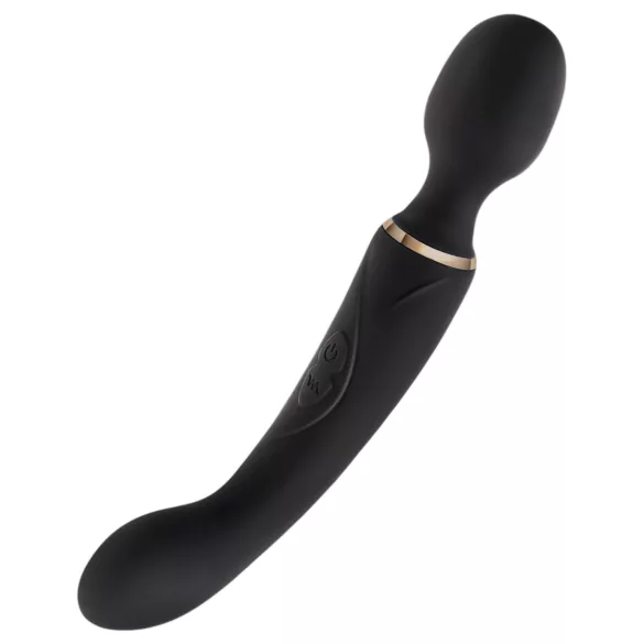 Blush Lush - 2-in-1 wand and G-spot vibrator (black)