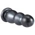 Blush Jet - Black Suction Bead Dildo
