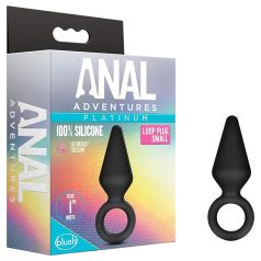 Anal Adventures Platinum S - Anal Plug (Black) - Small