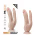 Dr. Skin 8 - Suction Cup Double Dildo (Natural)