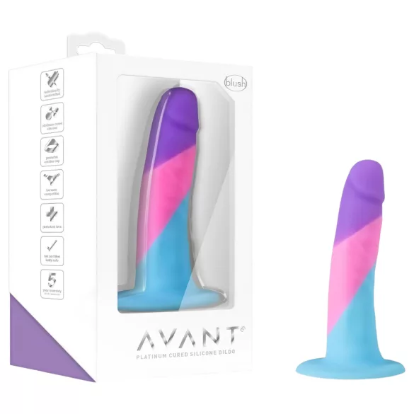 Avant Vision of Love - Colorful Suction Cup Dildo