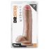 Blush Dr. Skin - lifelike dildo with balls (natural)