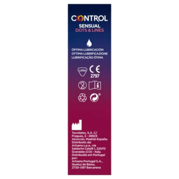 Control - Ribbed & Dotted Condoms (12 pcs)