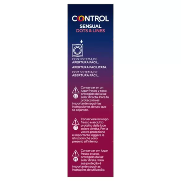 Control - Ribbed & Dotted Condoms (12 pcs)