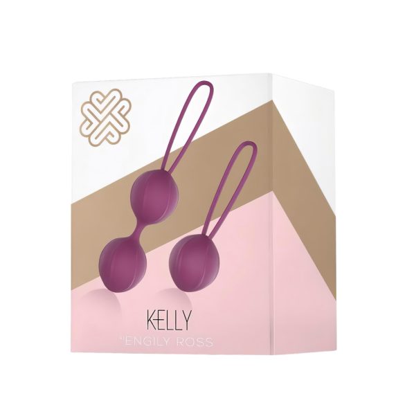 Engily Ross Kelly - 2-Piece Kegel Ball Set (Purple)