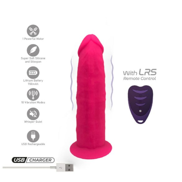 Silexd - Remote-Controlled Suction Cup Vibrator (Pink)