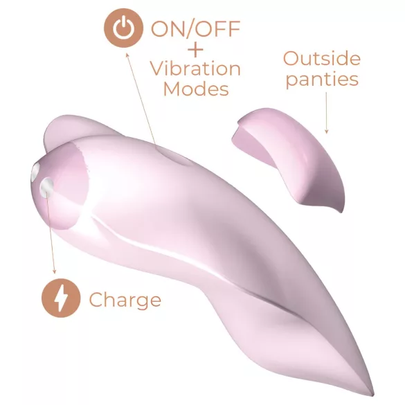 Adrien Lastic Temptation - App-controlled clitoral vibrator (pink)