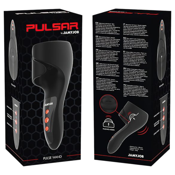 JamyJob - Pulsating Black Tip Vibrator