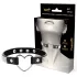 Coquette - Rhinestone Choker with Heart Pendant (Black)