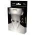 Coquette - Rhinestone Choker with Heart Pendant (Black)
