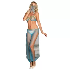 Subblime - Sexy Harem Lady Costume with Veil (Blue) - L/XL