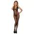 Subblime 951993 - Black Fishnet Bodysuit with Necklace - Sizes S-L