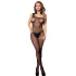 Subblime 952037 - fishnet bodystocking with rhinestones (black) - S-L