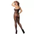 Subblime 952037 - fishnet bodystocking with rhinestones (black) - S-L