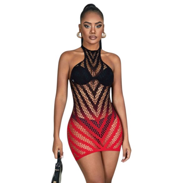 Subblime 952242 - Gradient Mesh Dress (Red) - XS-M