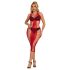Subblime 952327 - Cross-Strap Mesh Dress - Red - Sizes S-L