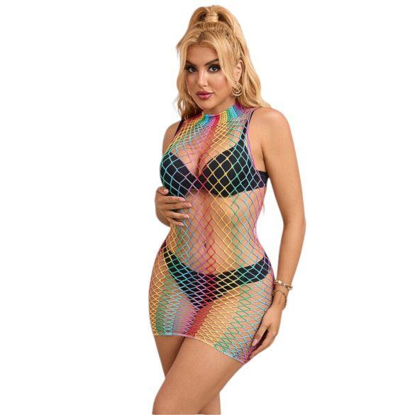 Subblime 952433 - Rainbow Mesh Dress - S-L