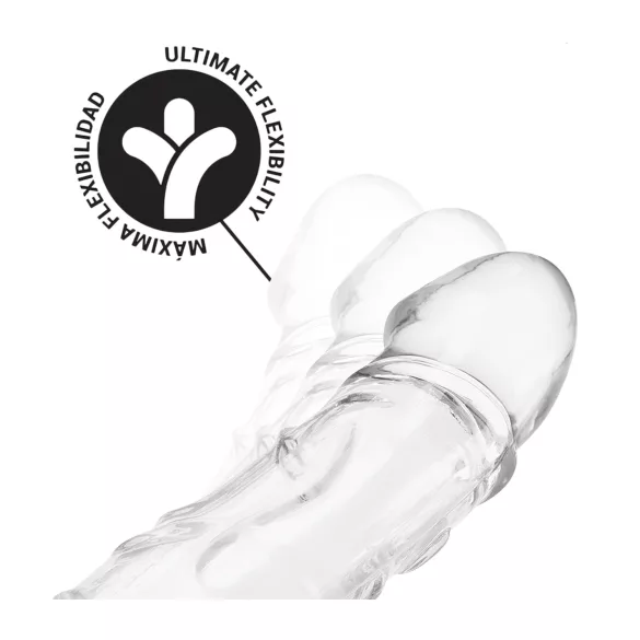 Addicted Toys - 27 cm Translucent Sleeve with Ball Ring