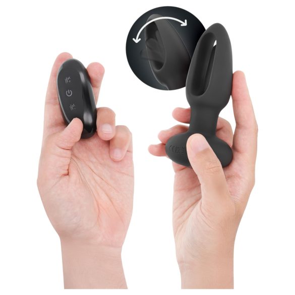 Addicted Toys - Black Tongue Motion Anal Vibrator