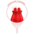 Intense Melanie - 2in1 Swirling Tongue Clitoral Vibrator (Red)