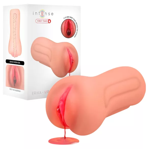 Intense First Time Erica - lifelike virgin vagina masturbator (natural)