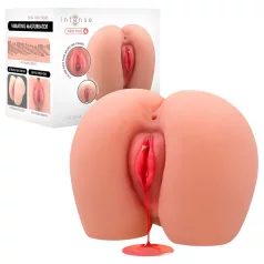   First Time Ariana - lifelike vibrating virgin masturbator (natural)