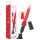 Intense Cynthia - suction‑cup thrusting vibrator (red)