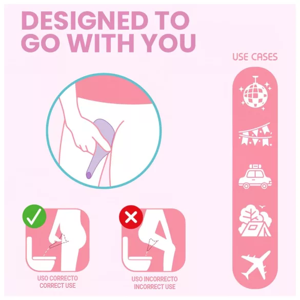 Intimichic Kibi - female urination funnel (purple)