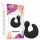 Latetobed - Duck Finger Vibrator (Black)