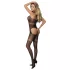 Adalet Kona - Open Mesh Bodysuit - (Black)